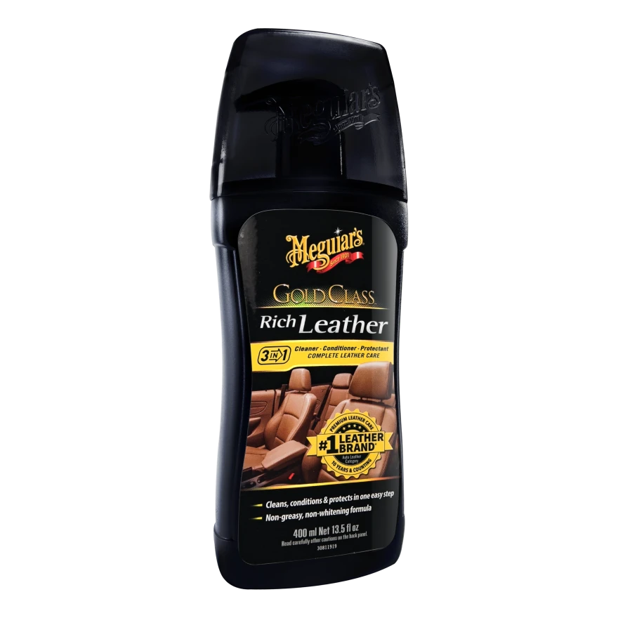 ACONDICIONADOR DE CUERO MEGUIAR'S GOLD CLASS RICH LEATHER GEL 383ML