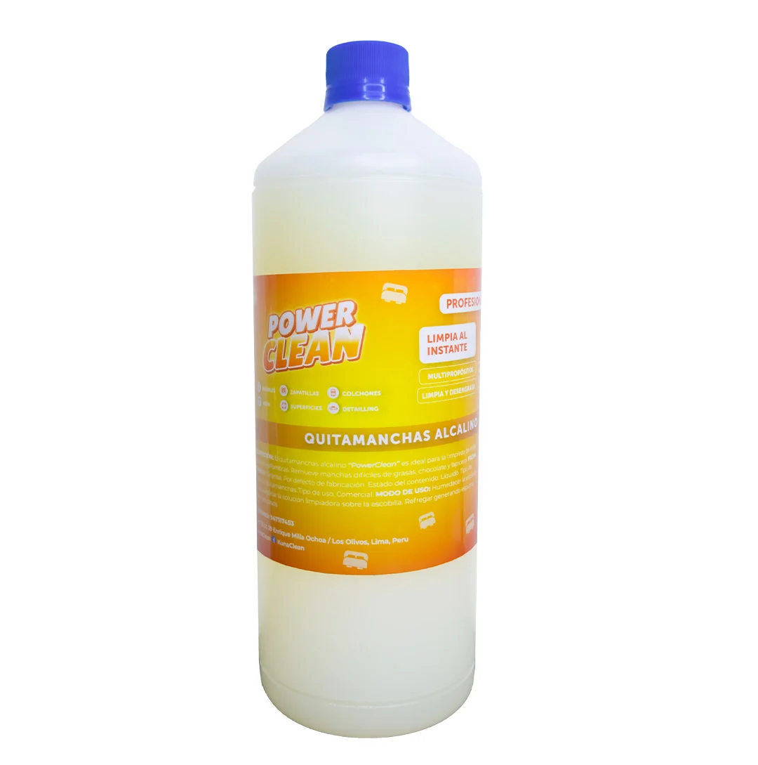 QUITAMANCHAS ALCALINO POWERCLEAN 1L